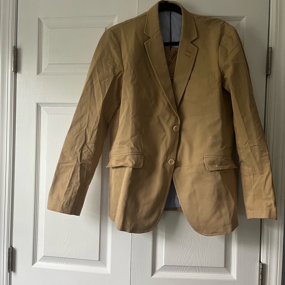 NWT. Tan versatile suit jacket from PJ Paul Jones. Missed the Amazon return!